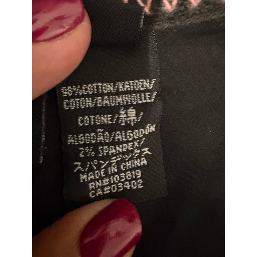 Harley-Davidson Womens Small Black Embroidered Wing Logo Zip Sleeveless Top - Picture 8 of 9